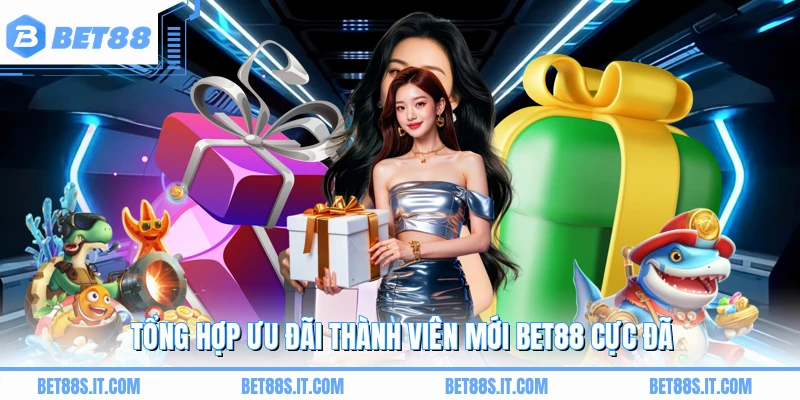 Tổng hợp ưu đãi thành viên mới BET88 cực đã
